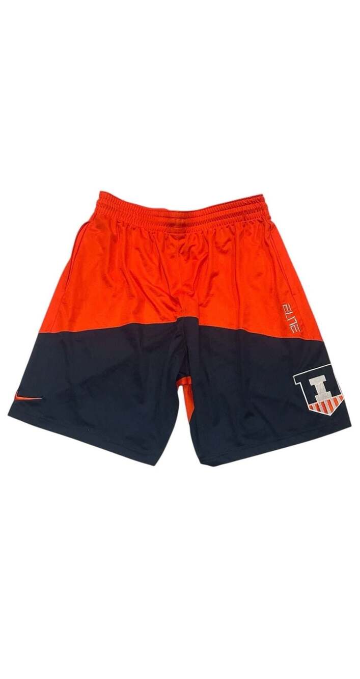 Nike Elite Illinois Fighting Illini Basketball Shorts